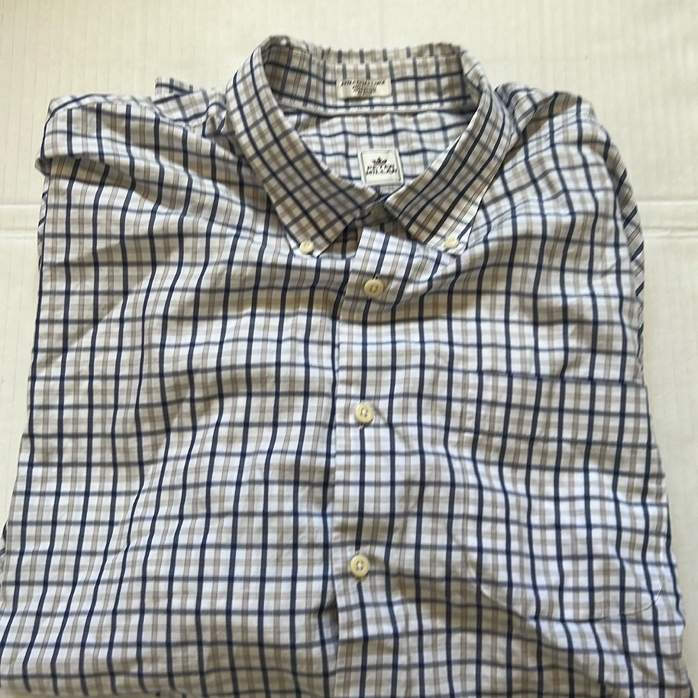 Peter Millar XXL Plaid dress shirt